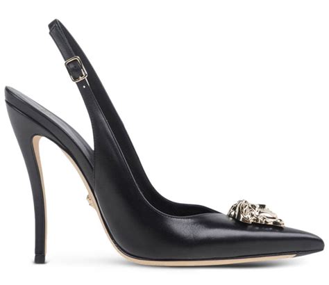 versace schnürschuhe schlangenleder|versace slingback shoes.